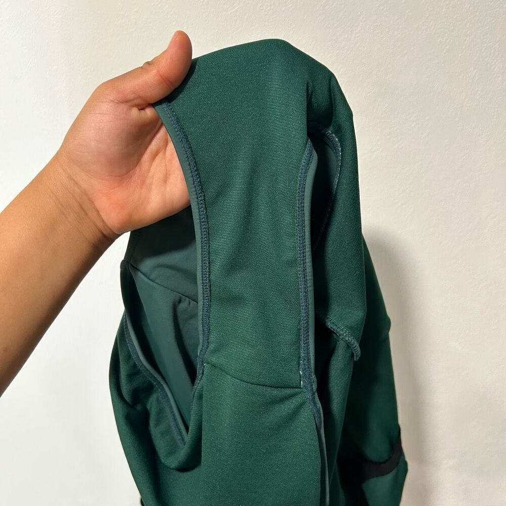 Nicole Miller bandeau twist drape swimsuit green size l - Picture 5 of 7